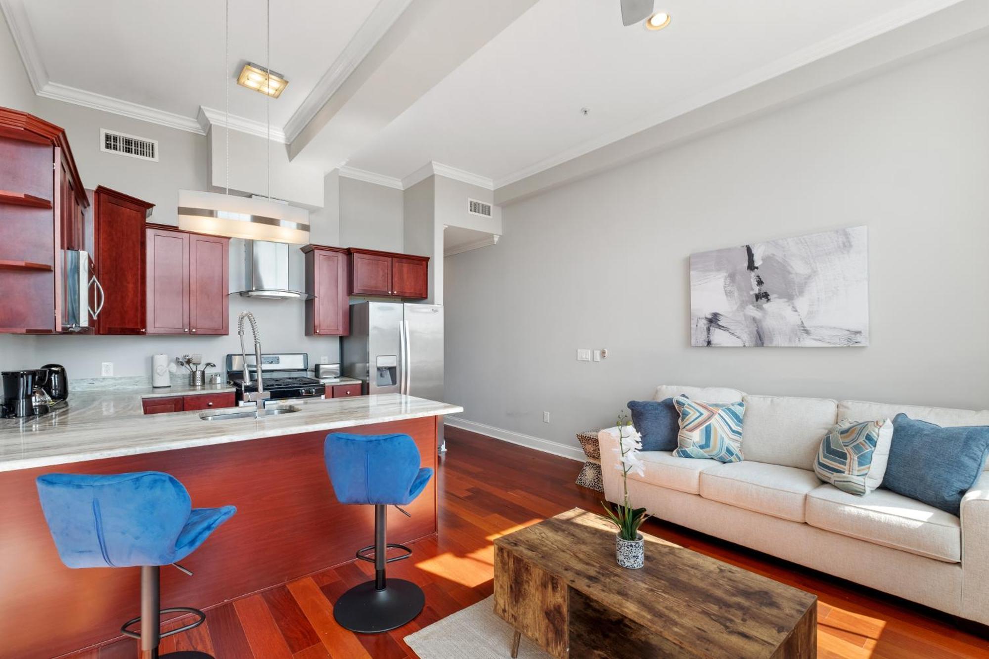 Apartment Sleek 1br W Rooftop Amenities